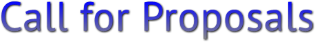 Call for Proposals Call for Proposals